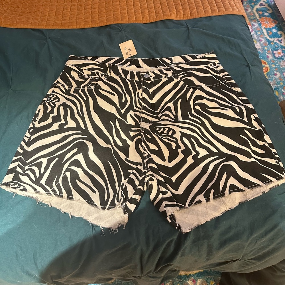 Zebra Print shorts